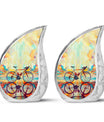 Abstract Cycling Dreams - Bike Urns Funeral Large  Urns