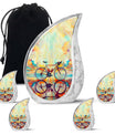 Abstract Cycling Dreams - Bike Urns Funeral Large  Urns