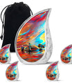 Abstract Racing Dynamics - Car Urns Funeral Large Cremation Urns