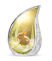 Sunlit Daisy Hopper - Rabbit Urns Funeral Large  Urns