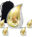 Sunlit Daisy Hopper - Rabbit Urns Funeral Large  Urns
