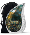 Amber Glide - Dragonfly Urn Large Memorial, Funeral Urn For Ashes