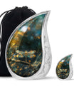 Amber Glide - Dragonfly Urn Large Memorial, Funeral Urn For Ashes