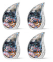 Digital Firefly Elegance - Dragonfly Urn Memorial, Funeral Cremation Urn