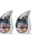 Digital Firefly Elegance - Dragonfly Urn Memorial, Funeral Cremation Urn