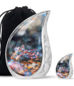 Digital Firefly Elegance - Dragonfly Urn Memorial, Funeral Cremation Urn