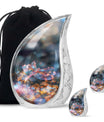 Digital Firefly Elegance - Dragonfly Urn Memorial, Funeral Cremation Urn