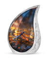 Fiery Dragonfly Dreams - Dragonfly Urn Memorial, Funeral Shape Urn