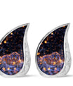 Starry Night Prowl - Tiger Urn Memorial, Funeral Shape Urn