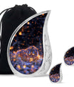 Starry Night Prowl - Tiger Urn Memorial, Funeral Shape Urn