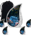 Spectral Bloom Stealth - Tiger Urn Large Memorial, Funeral Urn For Ashes