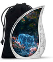 Spectral Bloom Stealth - Tiger Urn Large Memorial, Funeral Urn For Ashes