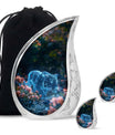 Spectral Bloom Stealth - Tiger Urn Large Memorial, Funeral Urn For Ashes