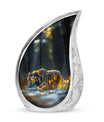 Ember Stalker - Tiger Urn Memorial, Funeral Cremation Urn