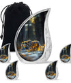 Ember Stalker - Tiger Urn Memorial, Funeral Cremation Urn