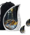 Ember Stalker - Tiger Urn Memorial, Funeral Cremation Urn
