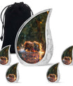 Glowing Monsoon Majesty - Tiger Urn Memorial, Funeral Shape Urn
