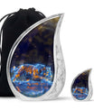 Fire Essence - Tiger Urn Memorial, Funeral Cremation Urn For Ashes