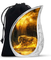 Firelit Majesty - Tiger Urn Memorial, Funeral Cremation Urn