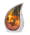 Golden Hour Fawn - Deer Urn Memorial, Funeral Shape Urn