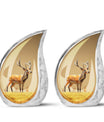 Autumn Dee - Deer Urn Memorial, Funeral Cremation Urn For Ashes