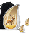 Autumn Dee - Deer Urn Memorial, Funeral Cremation Urn For Ashes