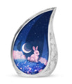 Lunar Blossom Watch - Rabbit Urn Memorial, Funeral Cremation Urn