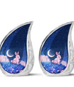 Lunar Blossom Watch - Rabbit Urn Memorial, Funeral Cremation Urn
