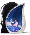 Lunar Blossom Watch - Rabbit Urn Memorial, Funeral Cremation Urn