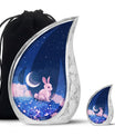 Lunar Blossom Watch - Rabbit Urn Memorial, Funeral Cremation Urn