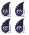 Neon Predator Essence - Wolf Urn Memorial, Funeral Shape Urn
