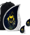Electric Lupine - Wolf Urn Memorial, Funeral Cremation Urn For Ashes