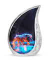 Lava Paws - Dog Urn Memorial, Funeral Cremation Urn For Ashes