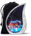 Lava Paws - Dog Urn Memorial, Funeral Cremation Urn For Ashes
