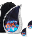 Lava Paws - Dog Urn Memorial, Funeral Cremation Urn For Ashes