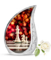 Chess Urn For Ashes Adult Male Large Memorial, Funeral Urn For Ashes