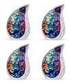 Stained Glass Urn For Ashes Memorial, Funeral Cremation Urn For Ashes