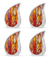 Stained Glass Ashes Keepsake Memorial, Funeral Cremation Urn