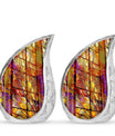 Stained Glass Cremation Urns Memorial, Funeral Shape Urn