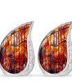 Stained Glass Urns For Human Ashes Large Memorial, Funeral Urn For Ashes