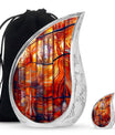 Stained Glass Urns For Human Ashes Large Memorial, Funeral Urn For Ashes