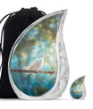 Dove Burial Urns For Adult Human Ashes Memorial, Funeral Shape Urn