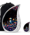 Puffin Bird Medium Urn Memorial, Funeral Shape Urn