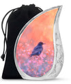 Puffin Bird Urn For Ashes Large Memorial, Funeral Urn For Ashes