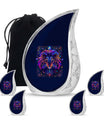Zodiac Cremation Boxes For Human Ashes Memorial, Funeral Shape Urn