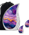 Abstract Adult Urn Large Memorial, Funeral Urn For Ashes
