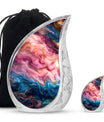 Abstract Urns For Adults Memorial, Funeral Cremation Urn