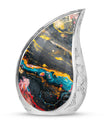 Abstract Small Keepsake Urns For Human Ashes Memorial, Funeral Shape Urn