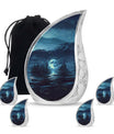 Lunar Small Urn Funeral, Ashes Cremation Urn