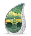 Military Urn For Ashes Adult Male Funeral, Ashes Cremation Urn